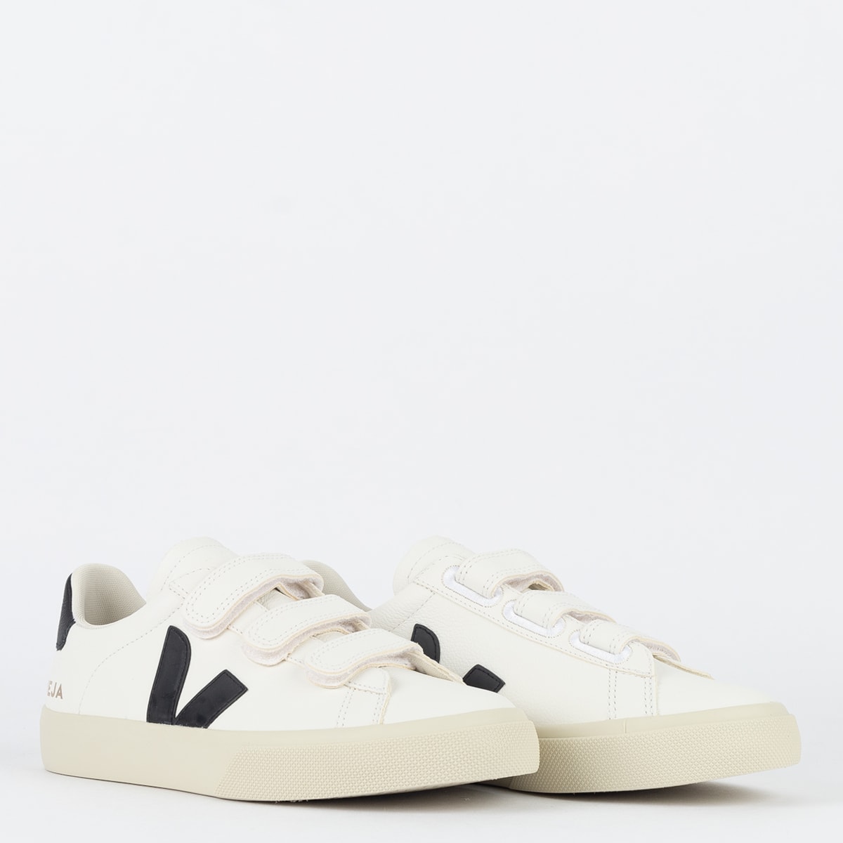 Veja Recife Logo Chromefree Leather Extra White Platine