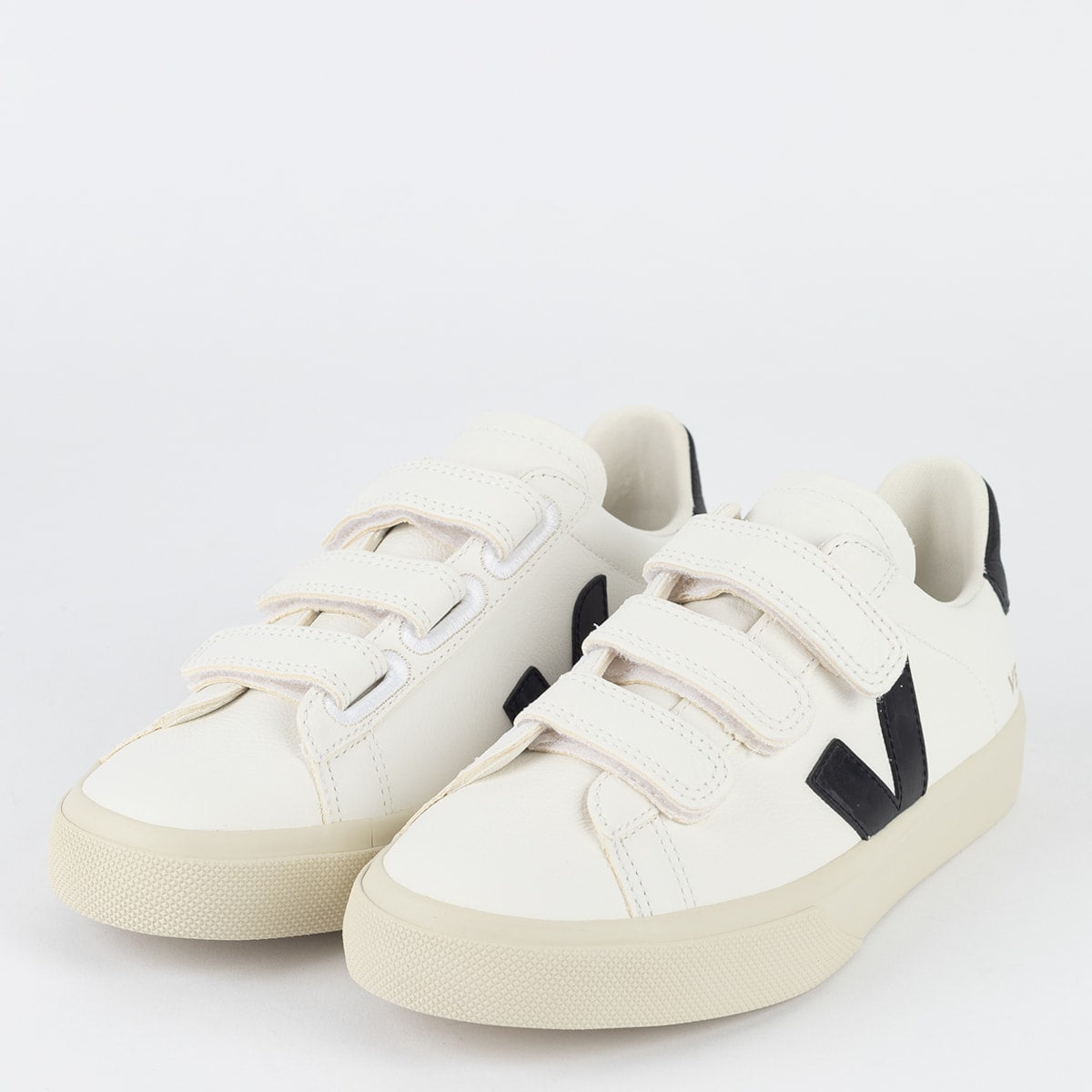 Veja Recife Logo Chromefree Leather Extra White Platine