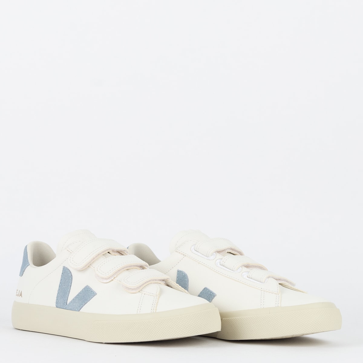 Veja Recife Logo Chromefree Leather Extra White Black