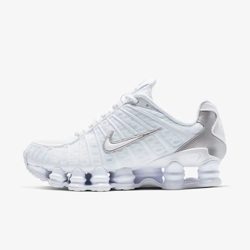 Nike Shox Tl White Metallic Silver