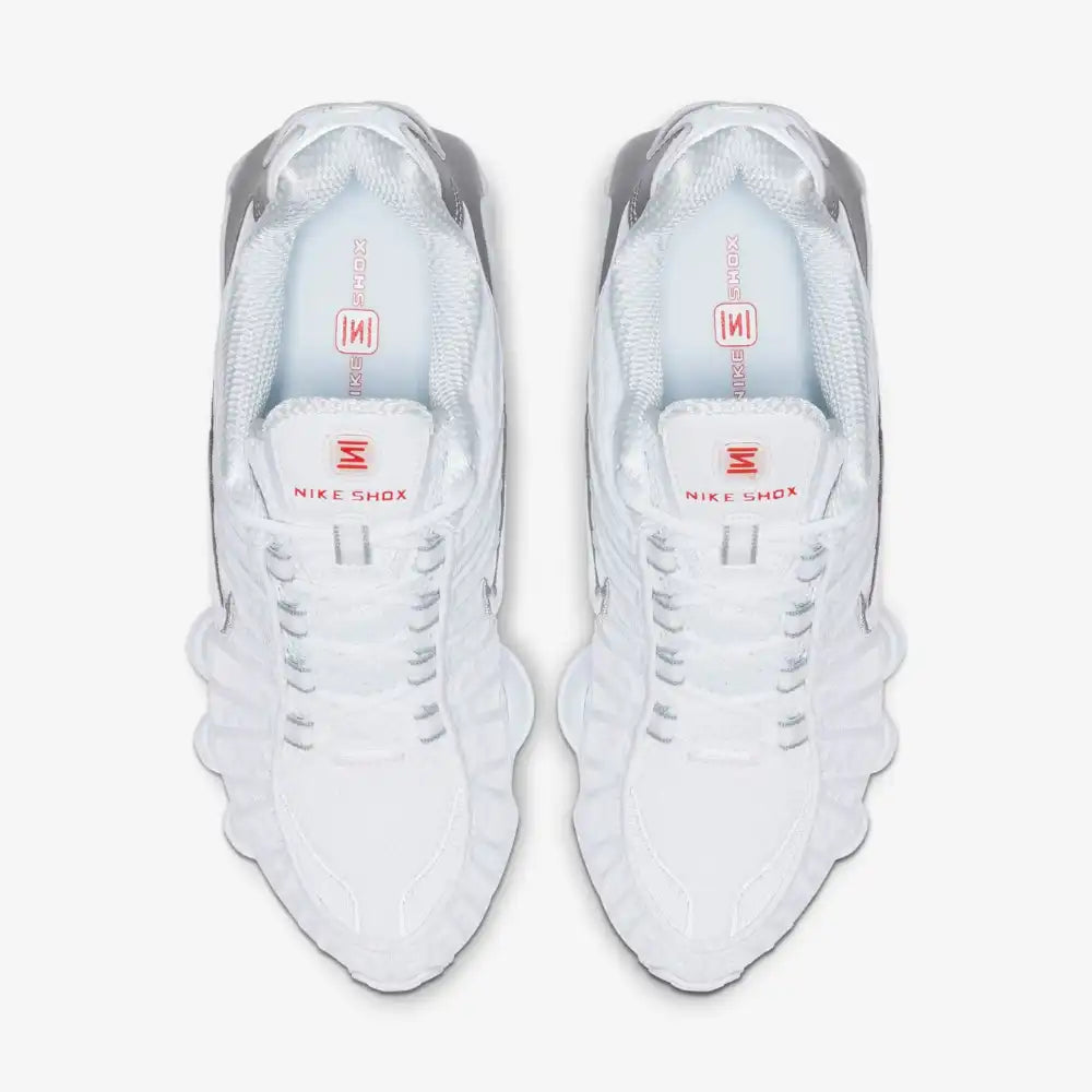 Nike Shox Tl White Metallic Silver