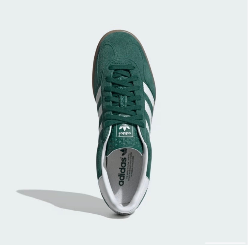 Adidas Gazelle Indoor Collegiate Green With Sole Gum