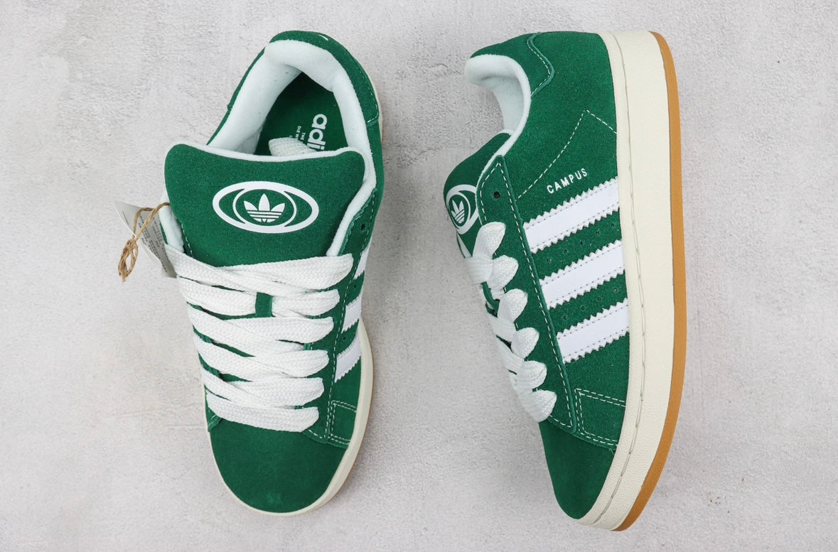 Adidas Campus 00s Dark Green And White