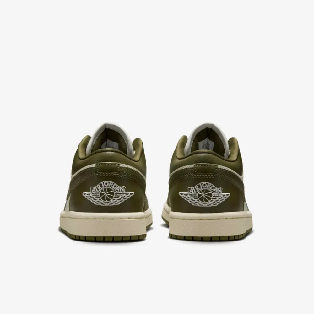 Air Jordan 1 Low Sail Coconut Milk Medium Olive