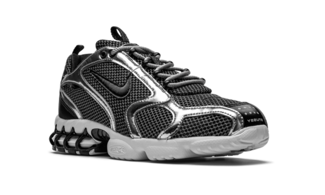 Nike X Stussy Air Zoom Spiridon Cage 2 Pure Platinum
