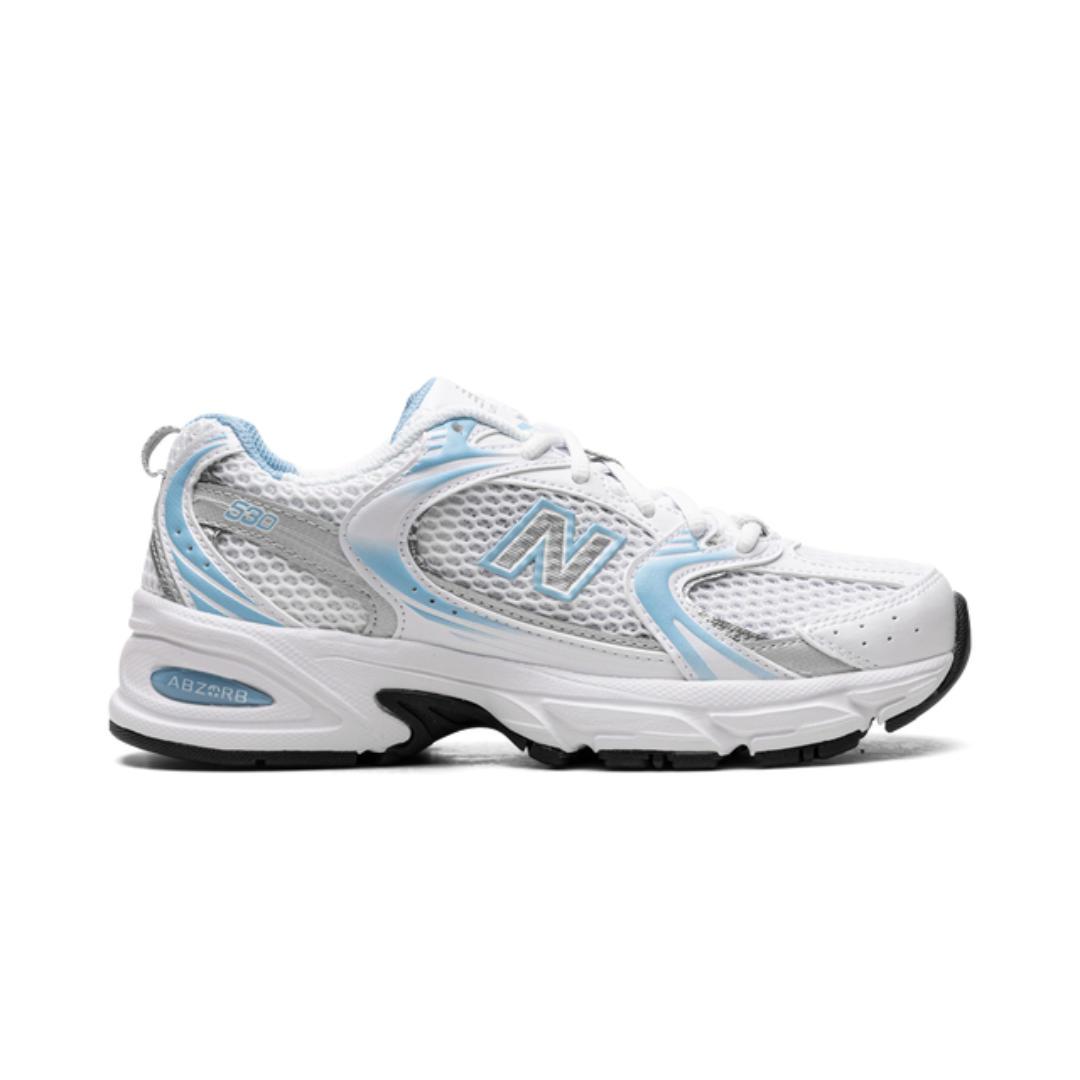 New Balance 530 White Silver Navy