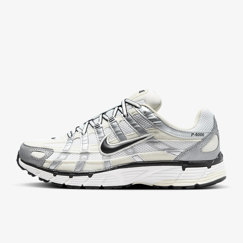Nike P 6000 Coconut Milk White Metallic Silver