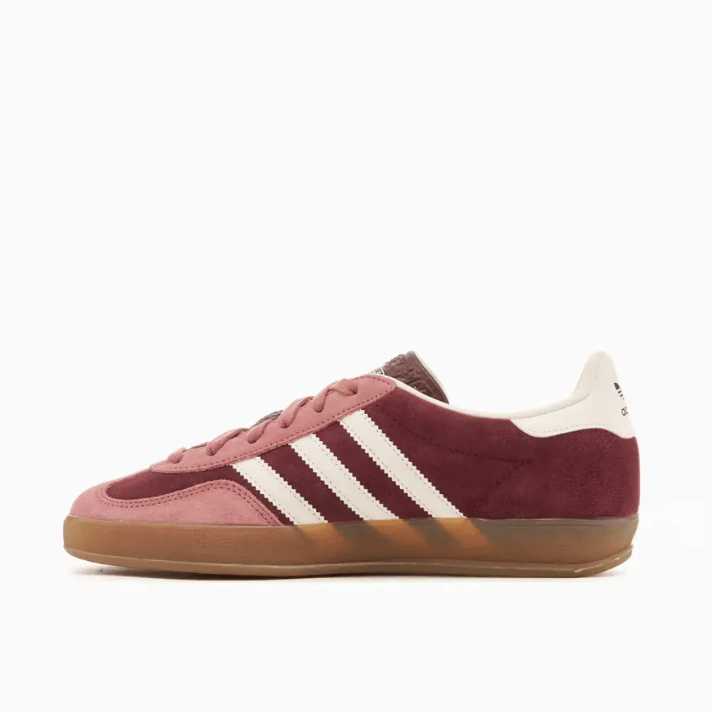 Adidas Gazelle Indoor Maroon And White
