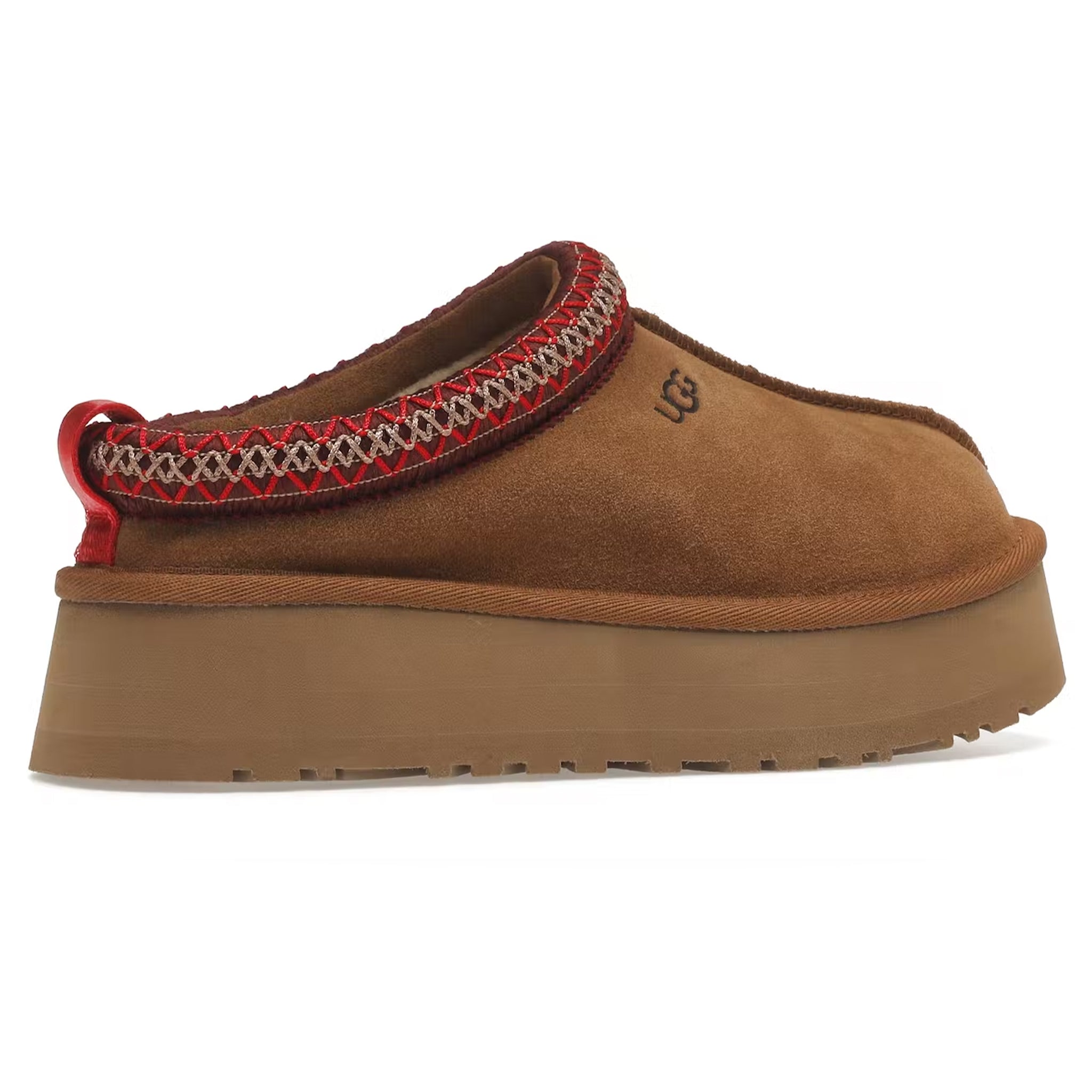 Ugg Tazz Platform Chestnut Slippers