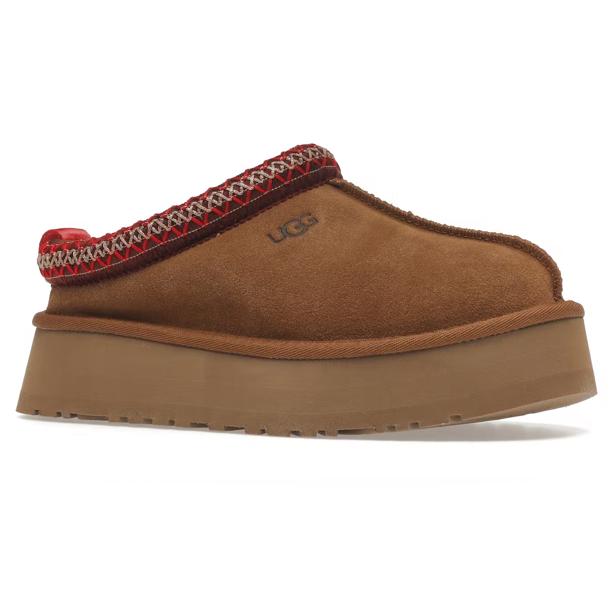 Ugg Tazz Platform Chestnut Slippers