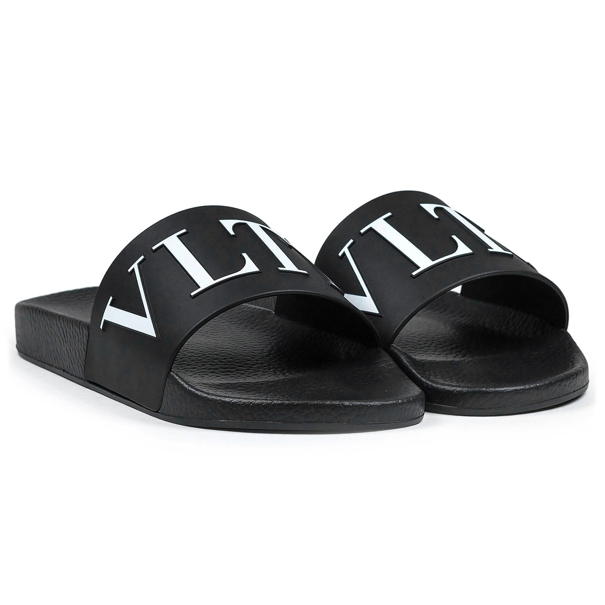 Valentino Vltn Black Pool Slides