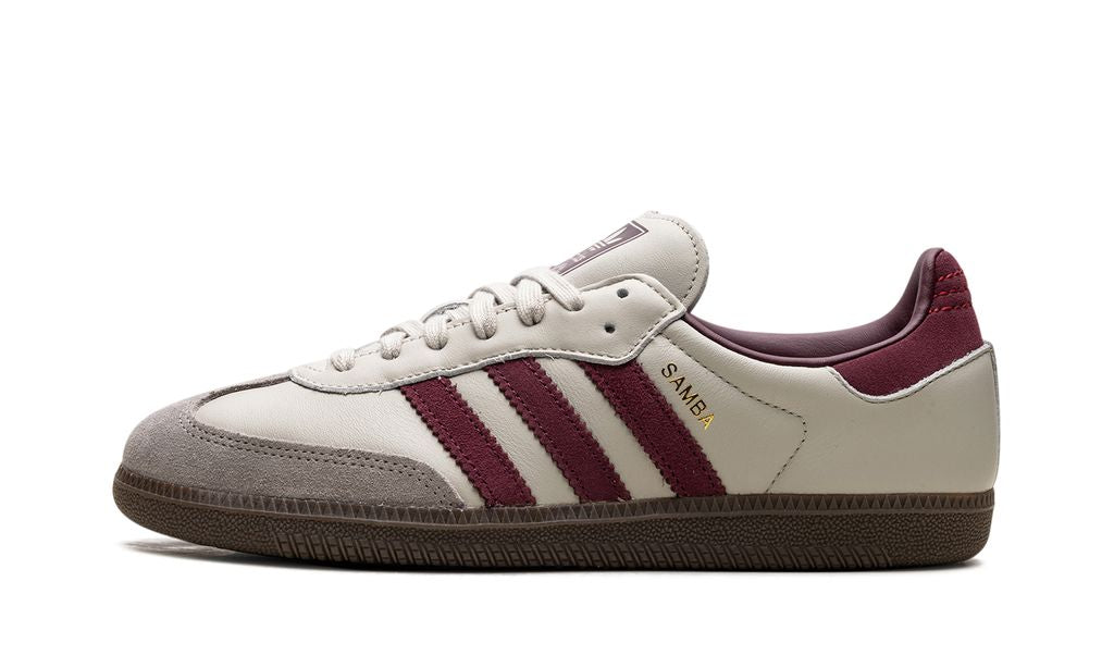 Adidas Samba Grey Clay And Maroon