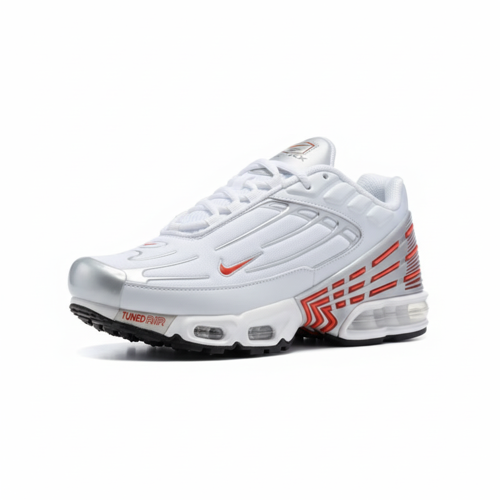 Air Max Plus White Red