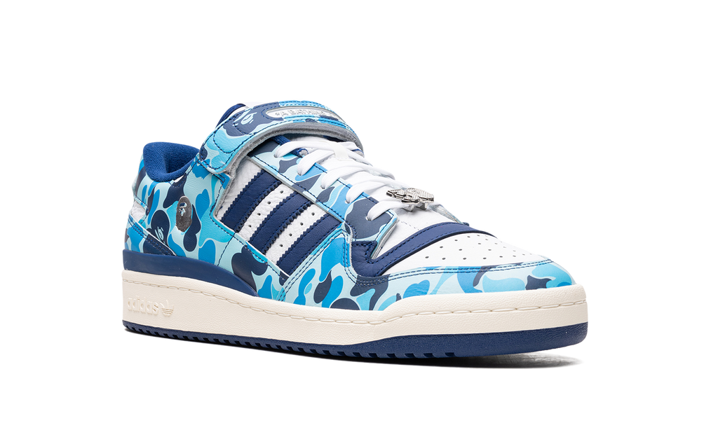 Adidas Forum 84 Low Bape 30TH Anniversary Blue Camo