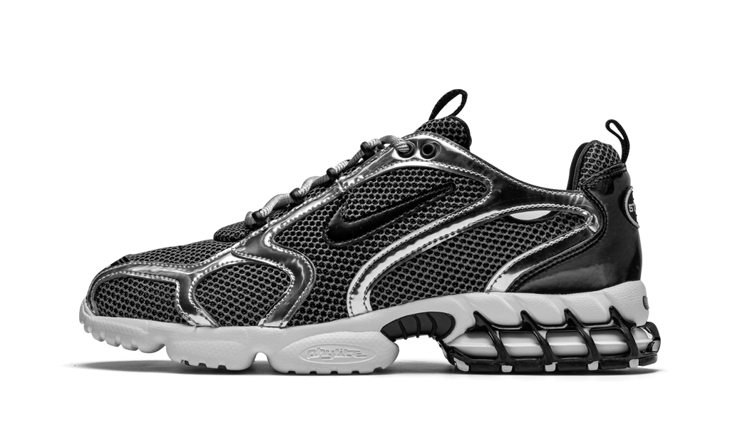 Nike X Stussy Air Zoom Spiridon Cage 2 Pure Platinum