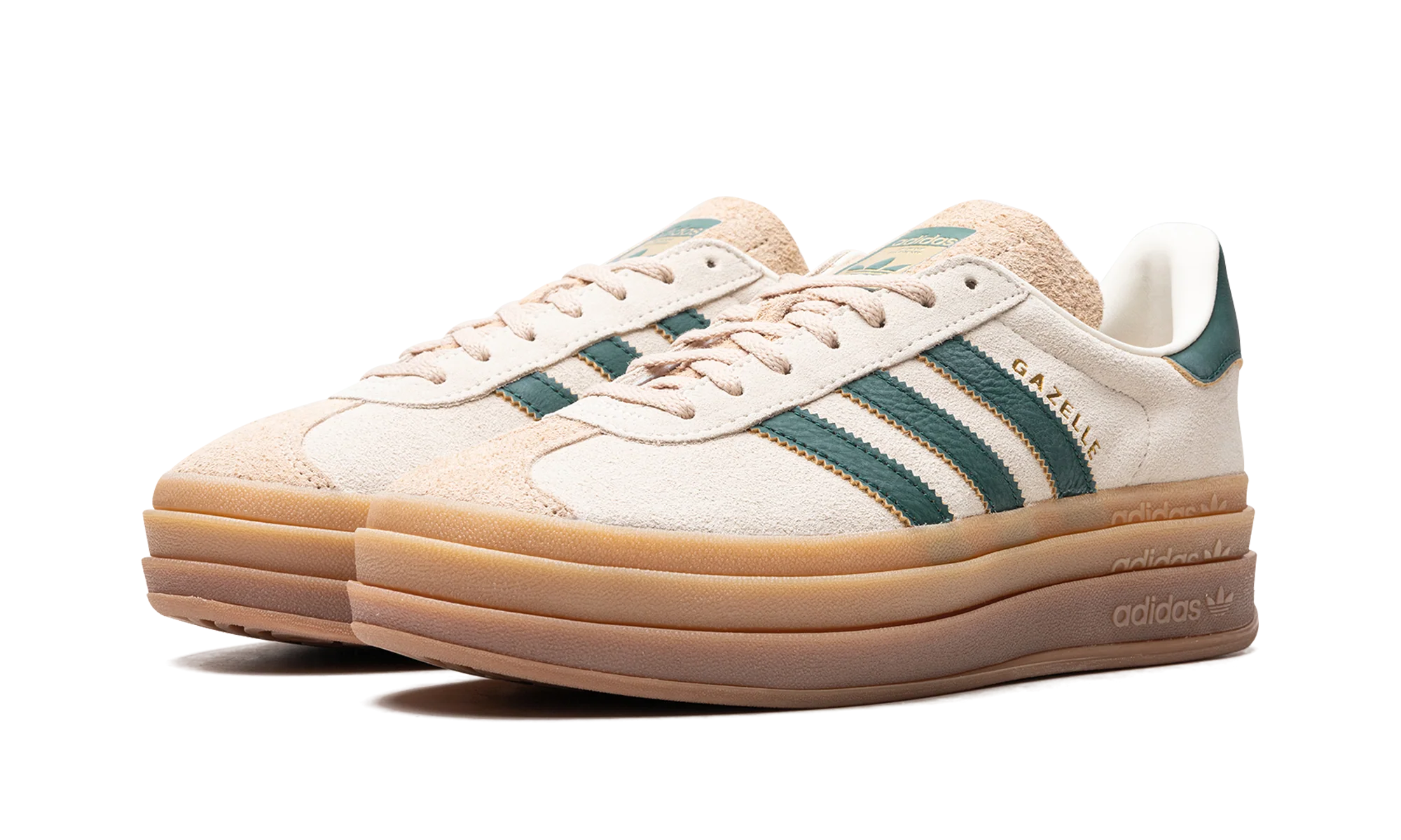Adidas Gazelle Bold Cream Collegiate Green