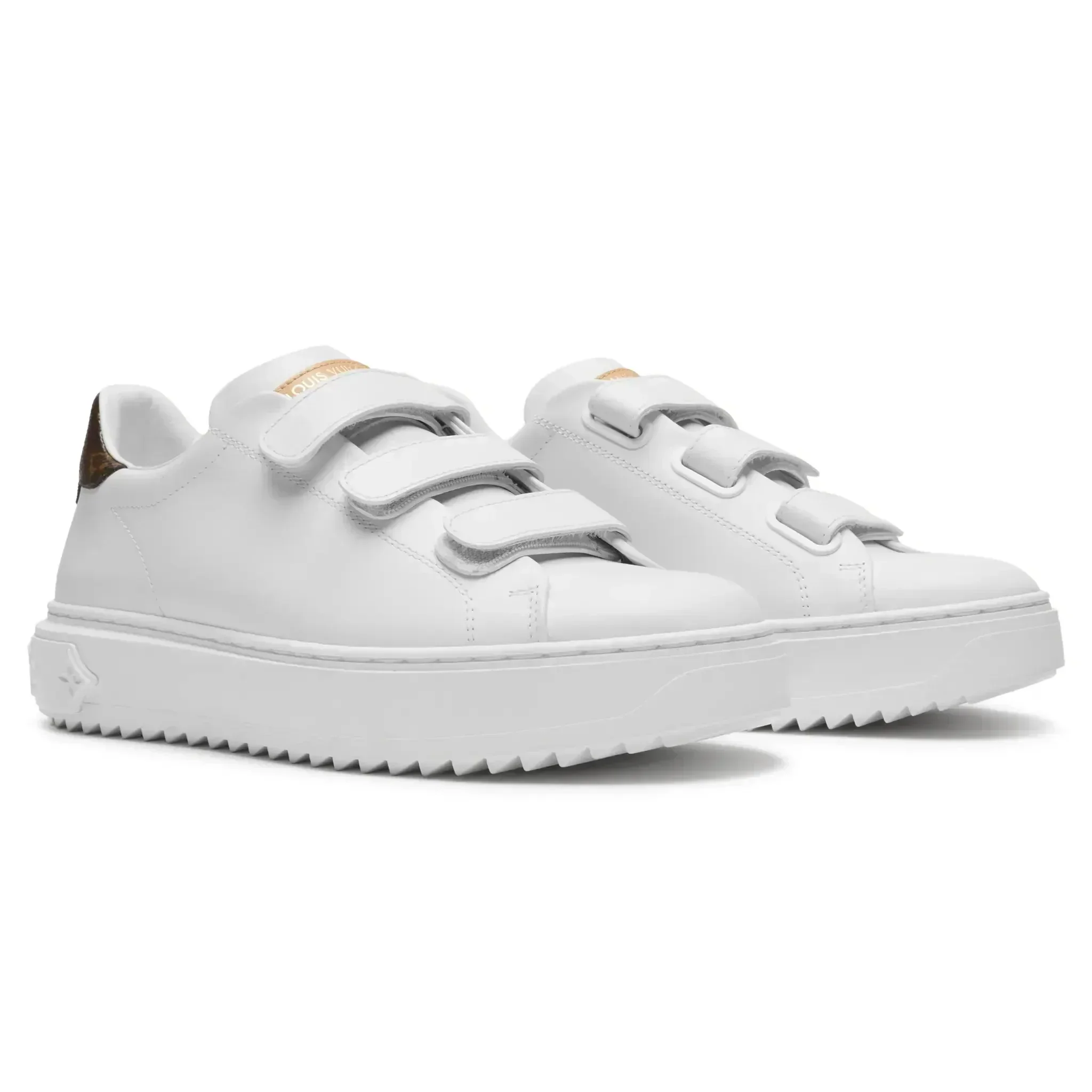 Louis Vuitton Time Out Strap White Leather Sneaker