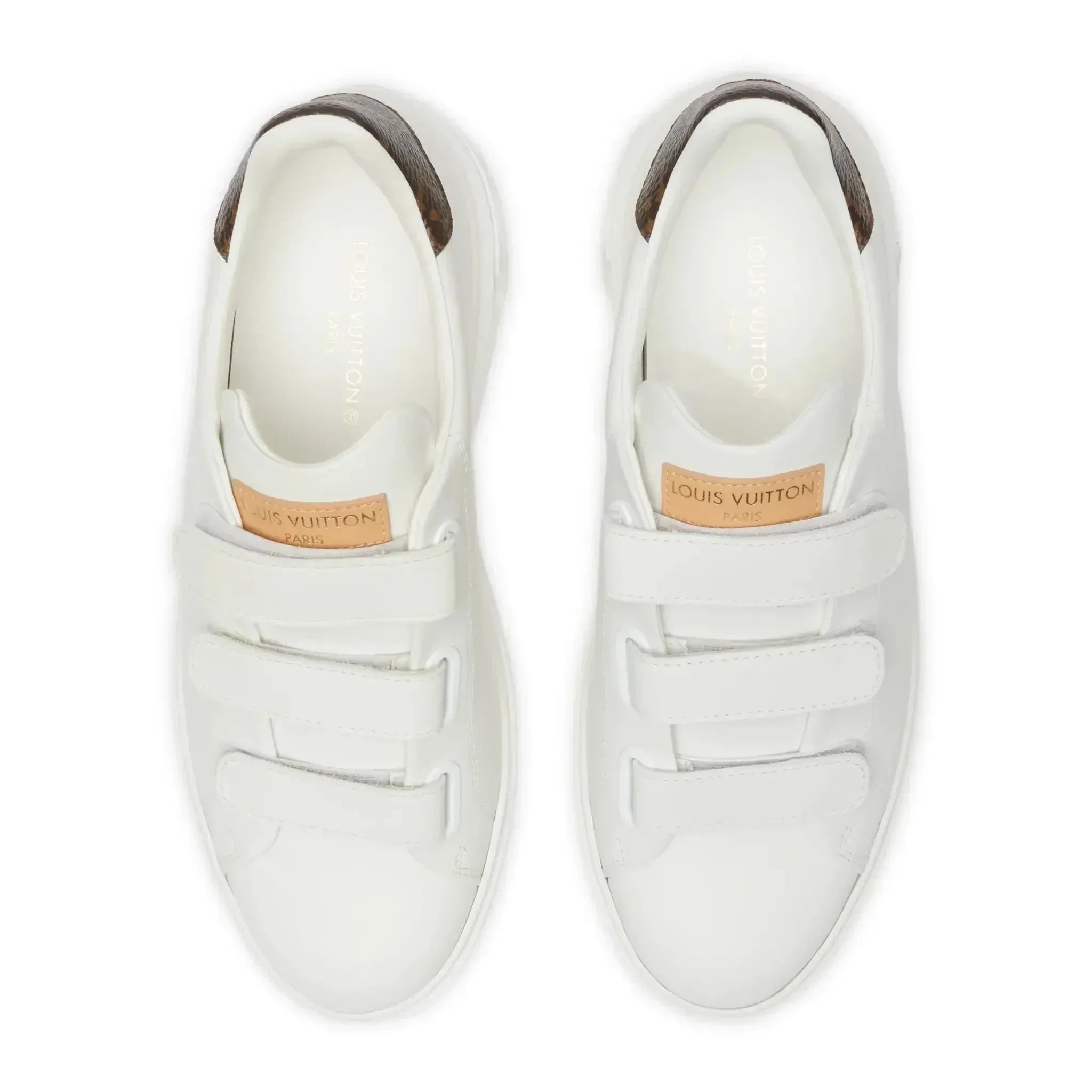 Louis Vuitton Time Out Strap White Leather Sneaker