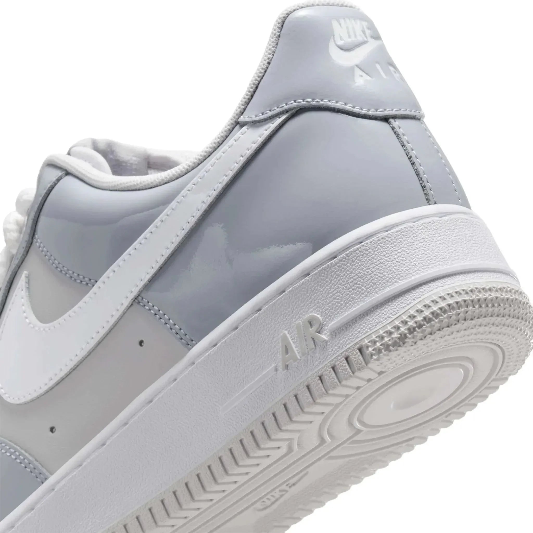 Nike Air Force 1 Low 07 LV8 Wolf Grey Patent