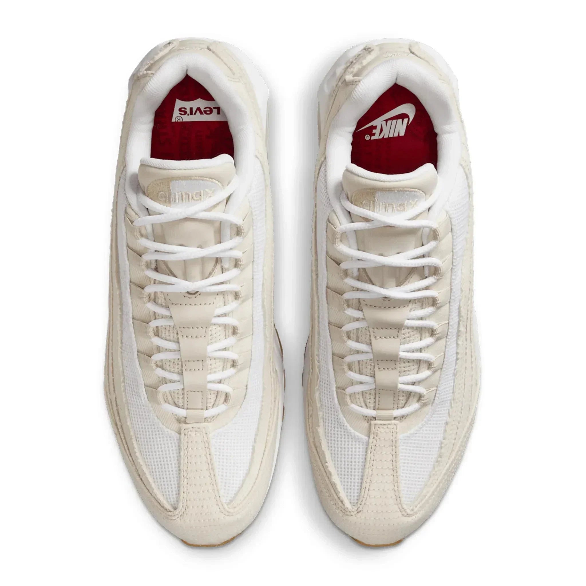 Nike X Levis Air Max 95 White And Ecru