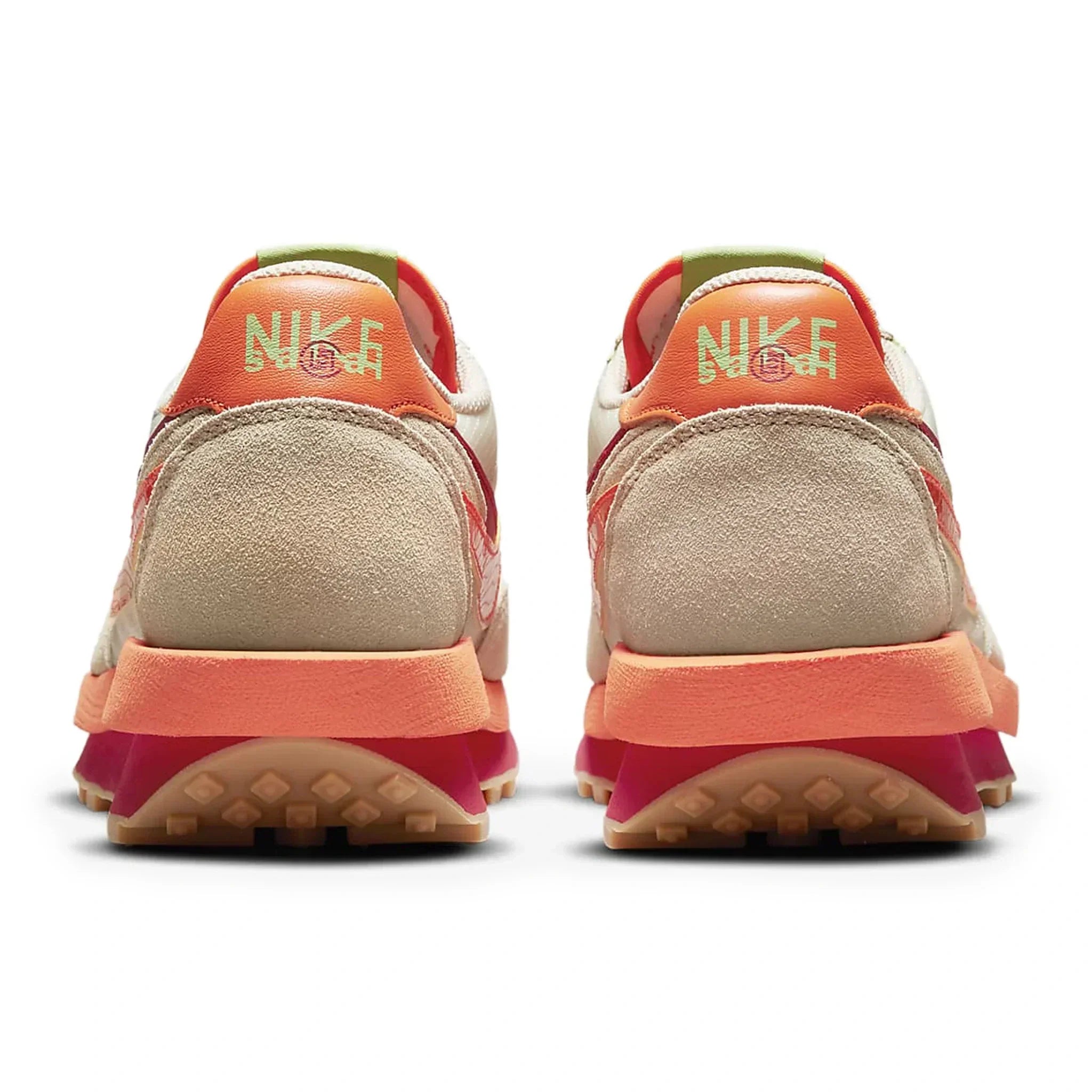 Nike X Sacai Ld Waffle Clot Net Orange Blaze