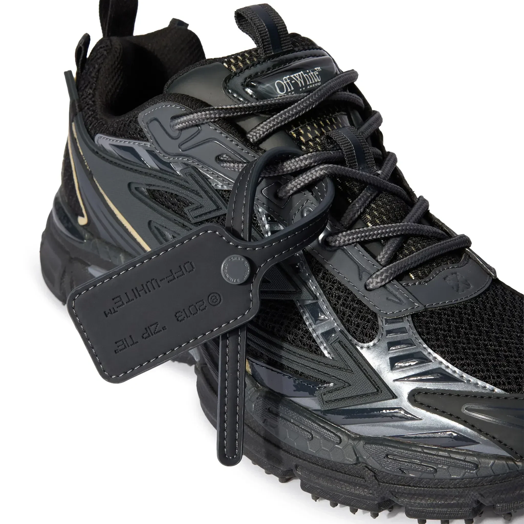 Off White Be Right Back Black Sneaker