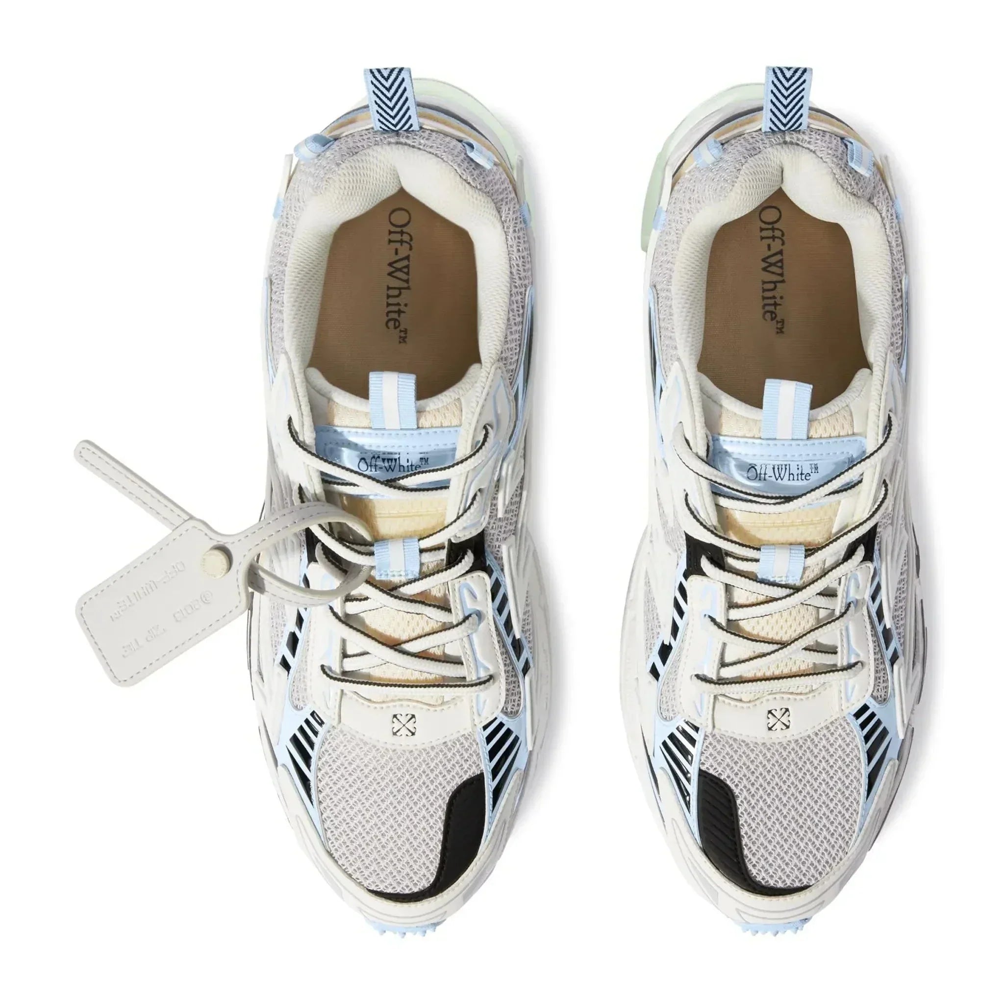 Off White Be Right Back White Light Blue Sneaker