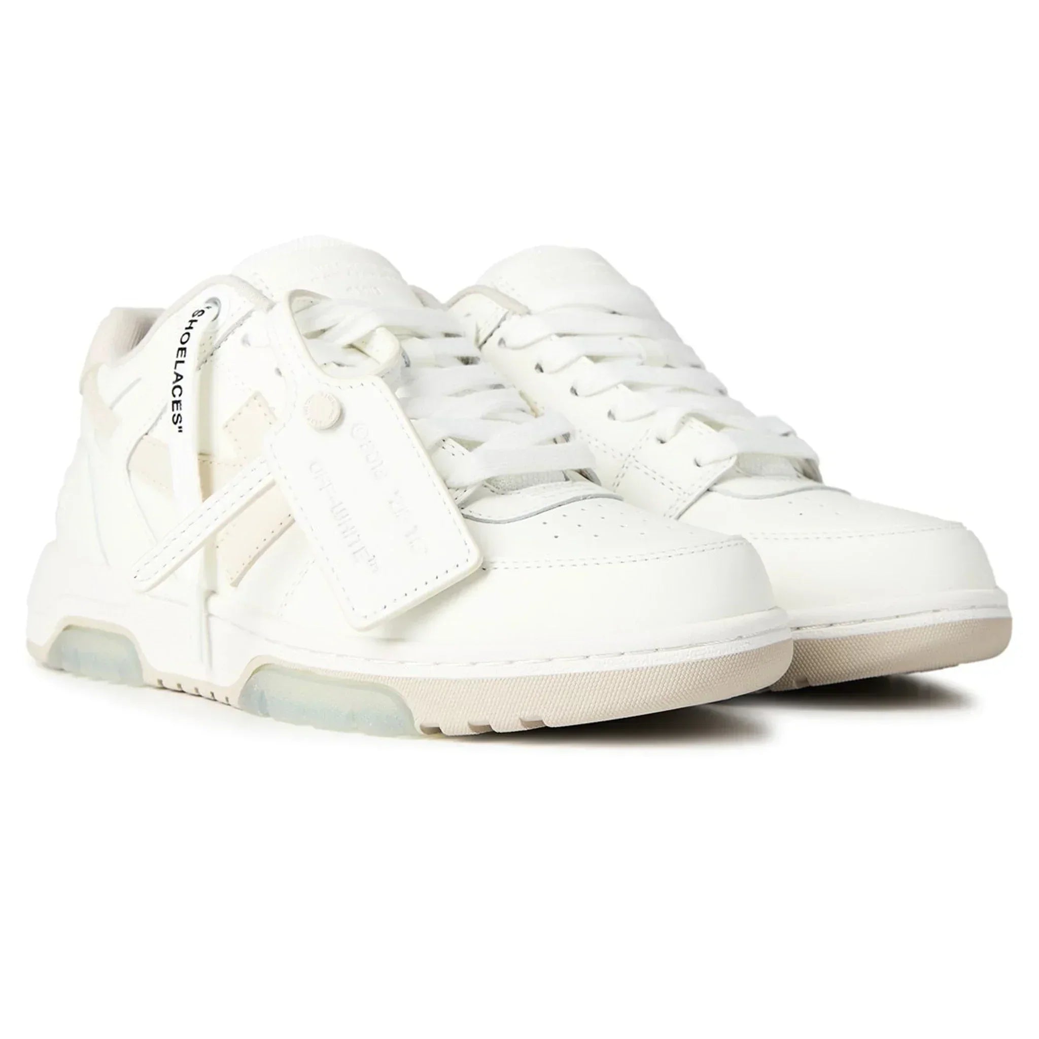 Off White Out Of Office White Beige Sneakers