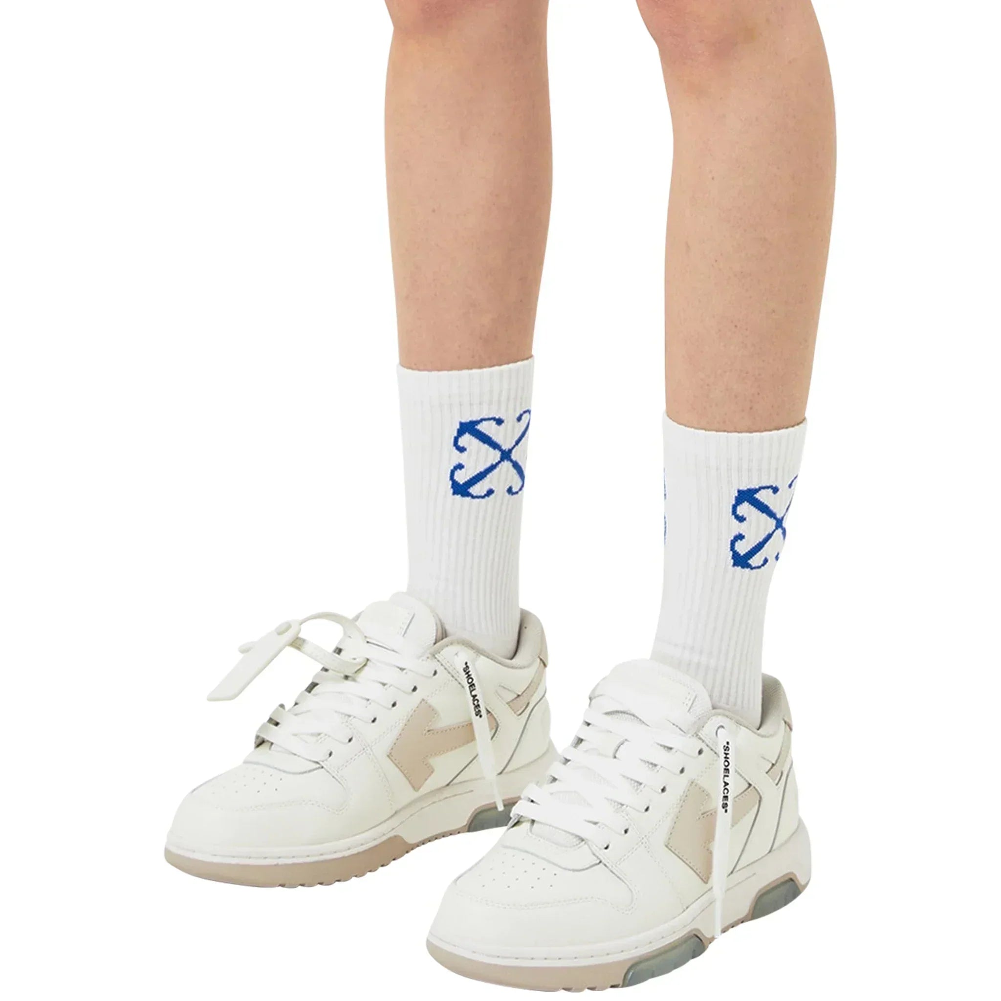 Off White Out Of Office White Beige Sneakers