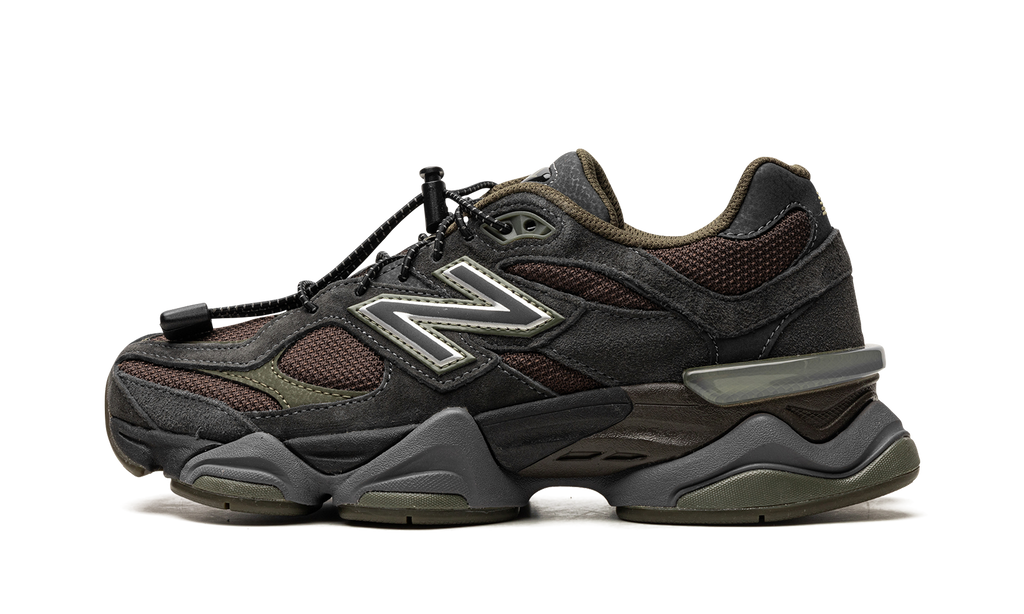 New Balance 9060 Black Asphalt Green Moss Dark Black