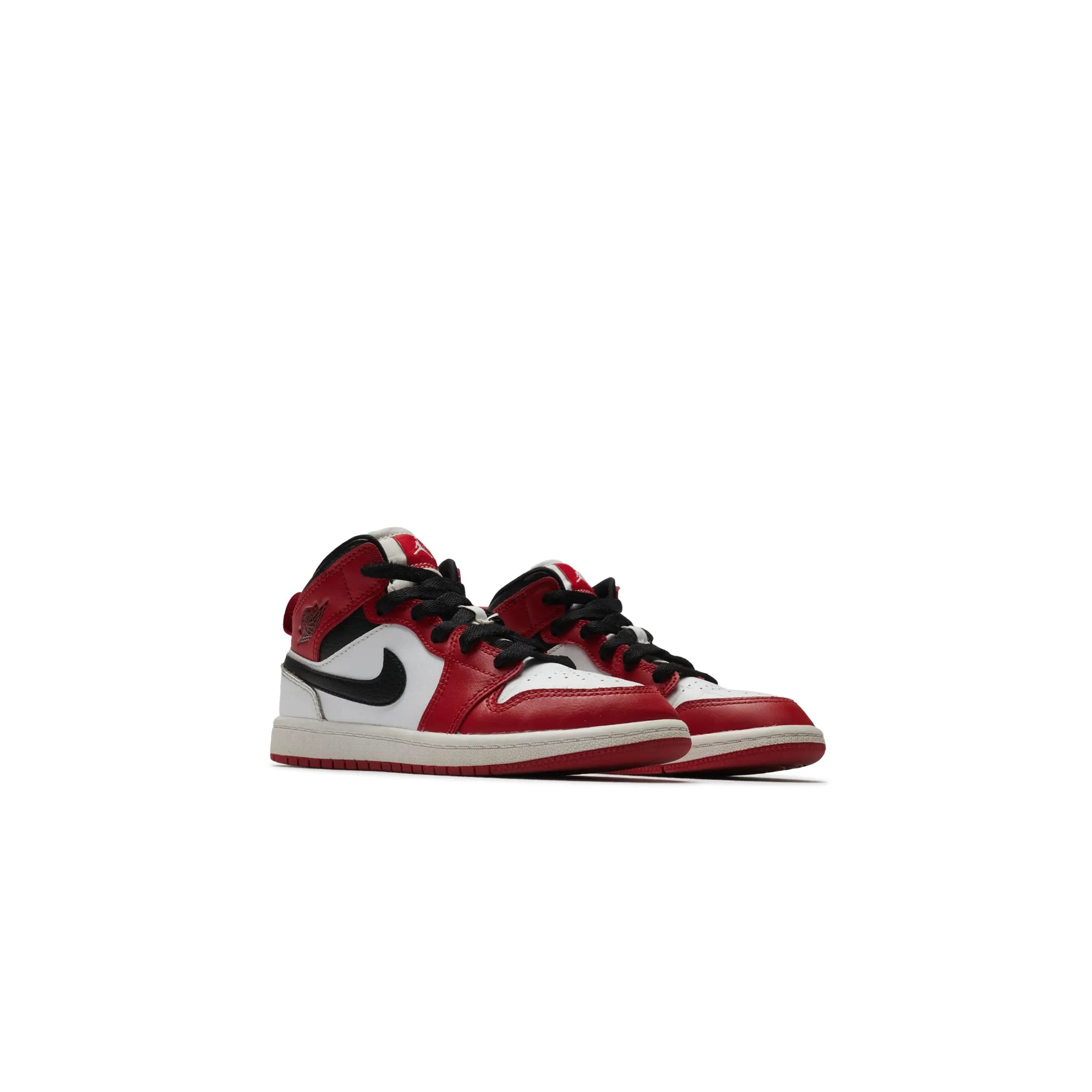 Preloved Air Jordan 1 Mid Chicago White Heel PS