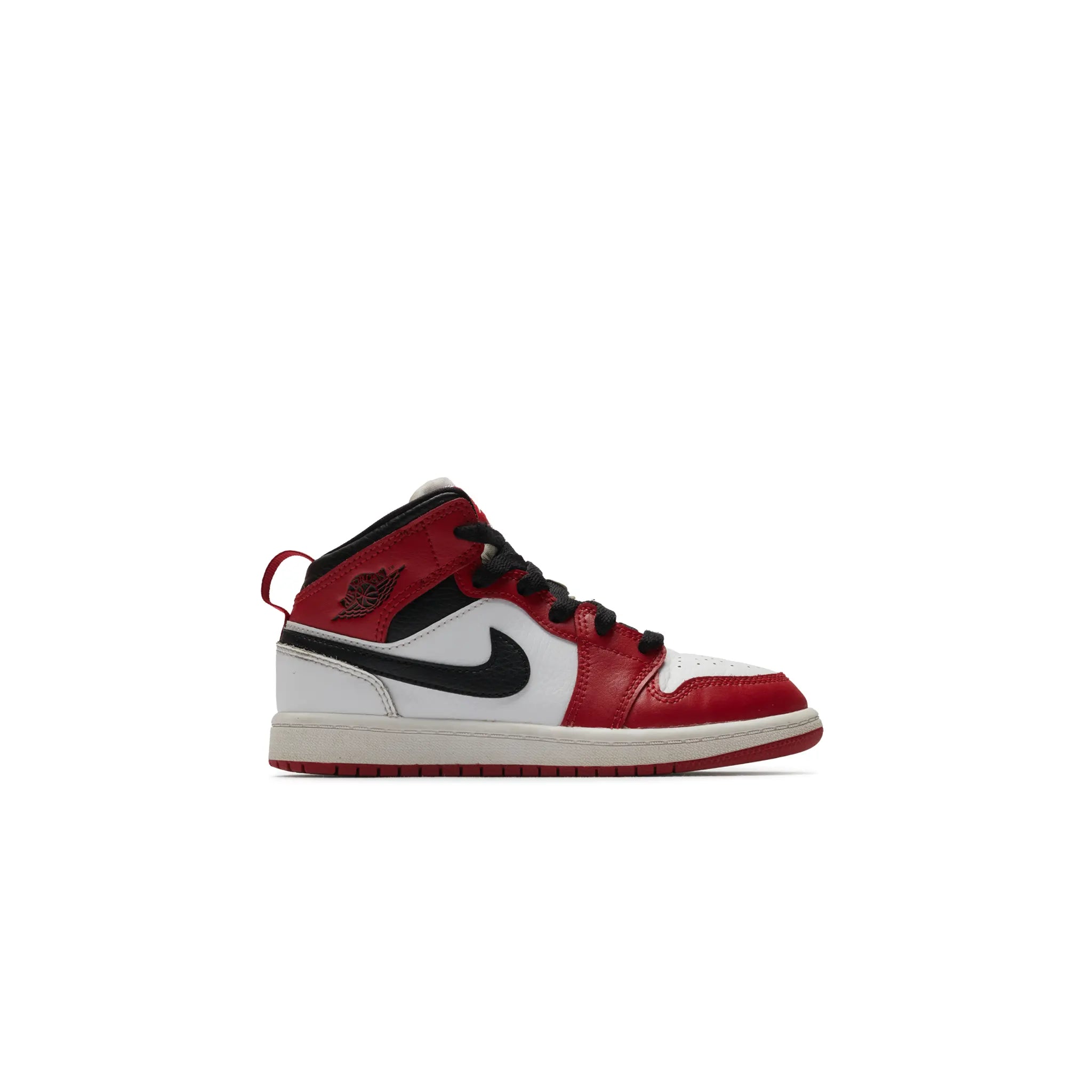 Preloved Air Jordan 1 Mid Chicago White Heel PS