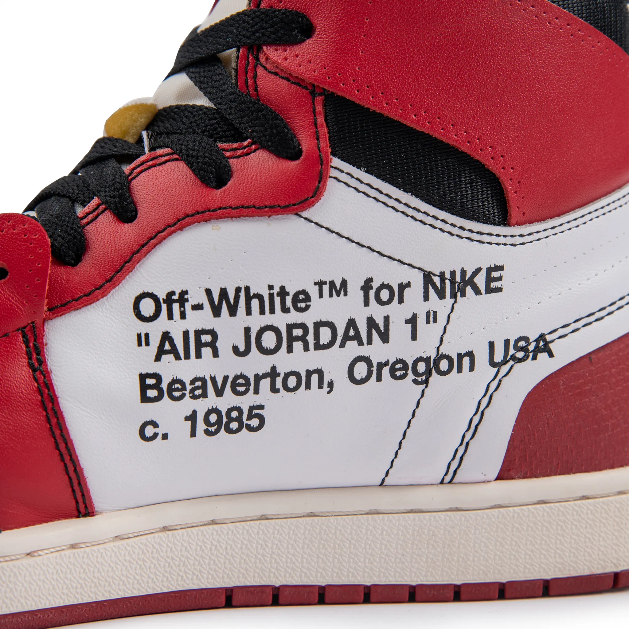 Preloved Air Jordan 1 X Off White 1 Retro High OG Chicago