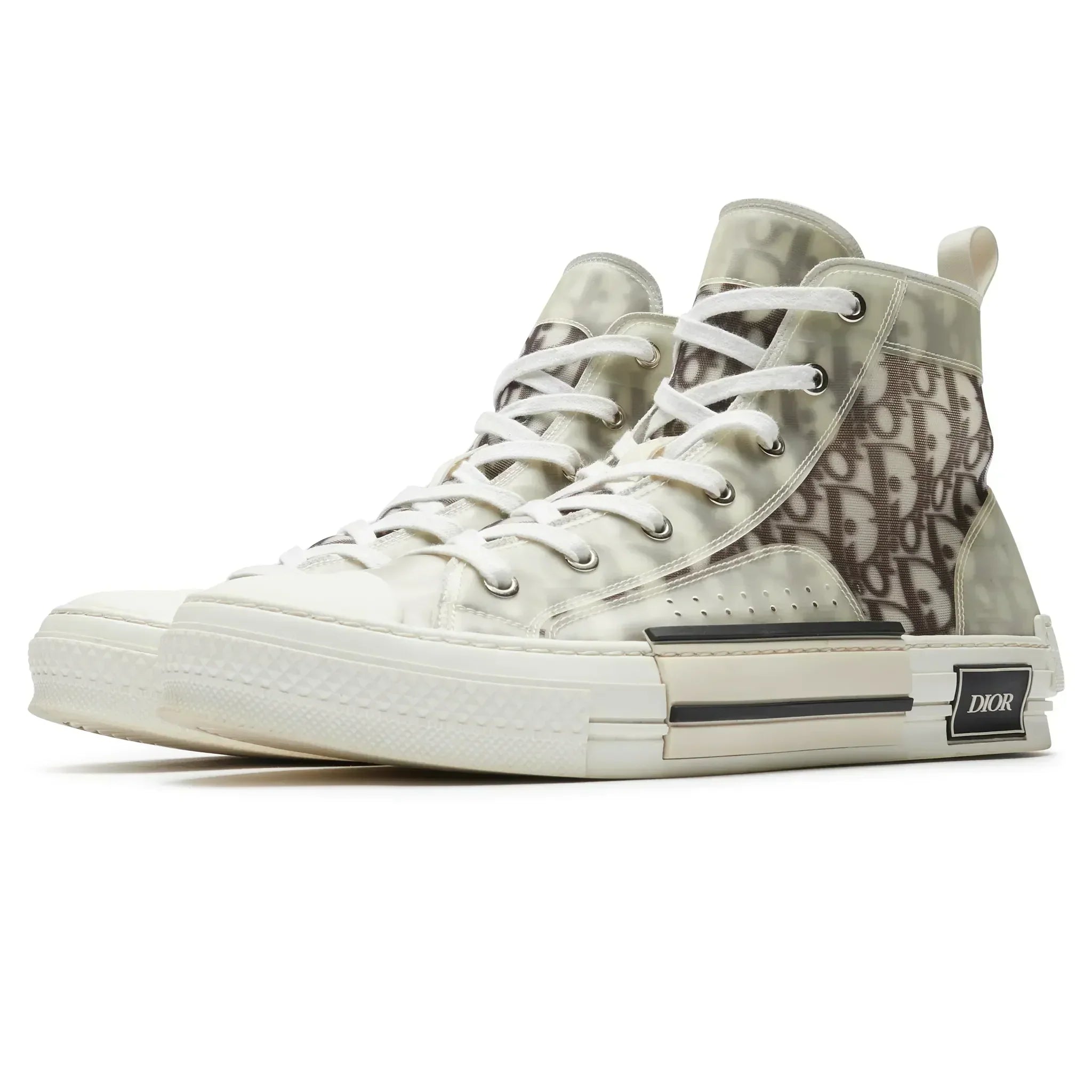 Preloved Dior B23 Dior Oblique High White Sneaker
