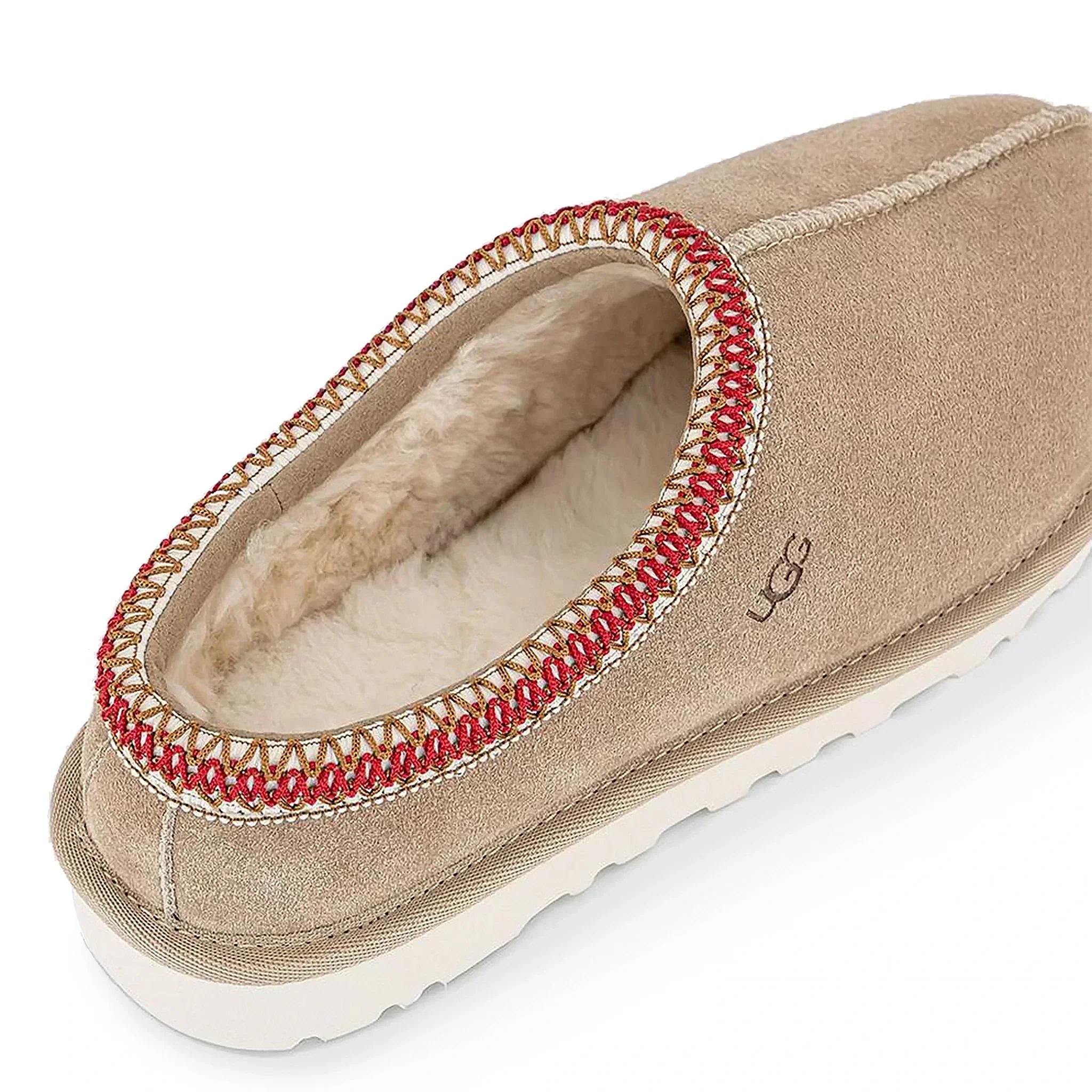 Ugg Tasman Sand Dark Cherry Slippers