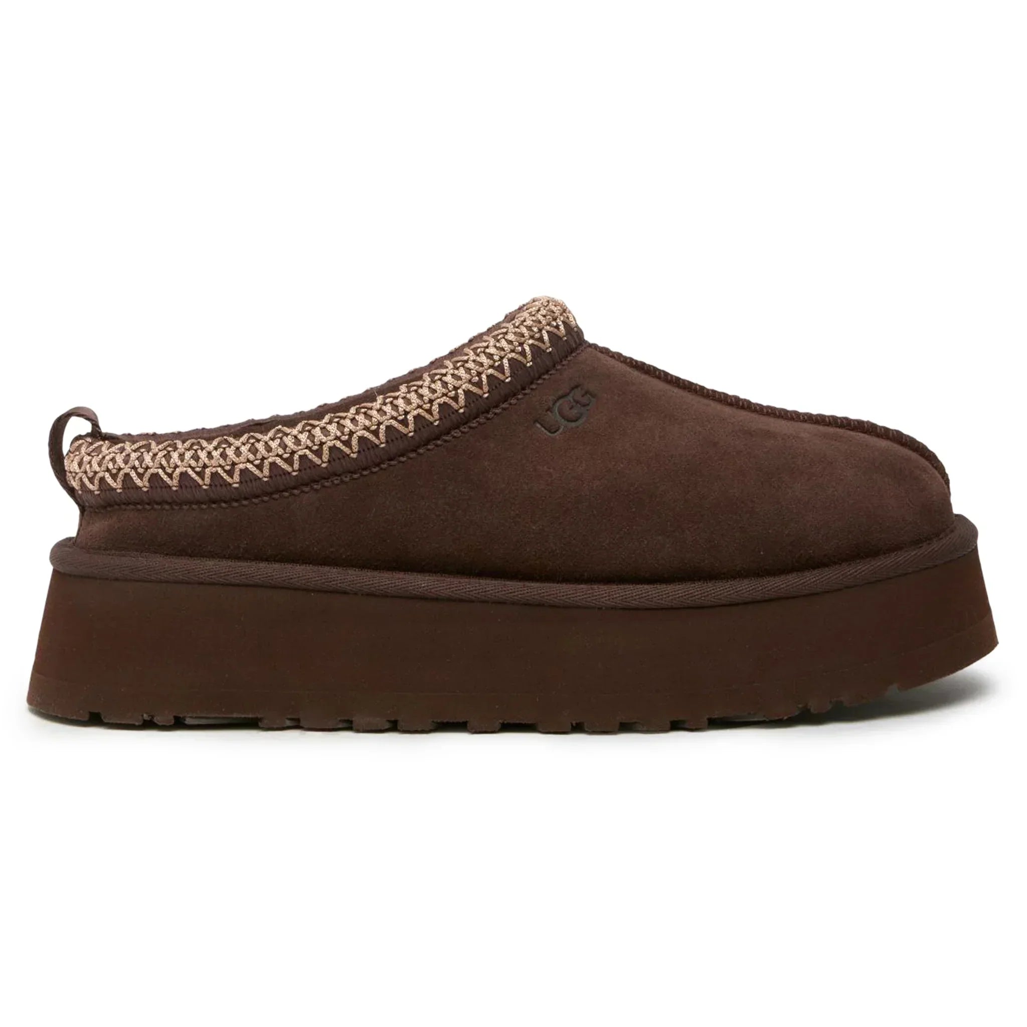 Ugg Tazz Platform Burnt Cedar Slippers