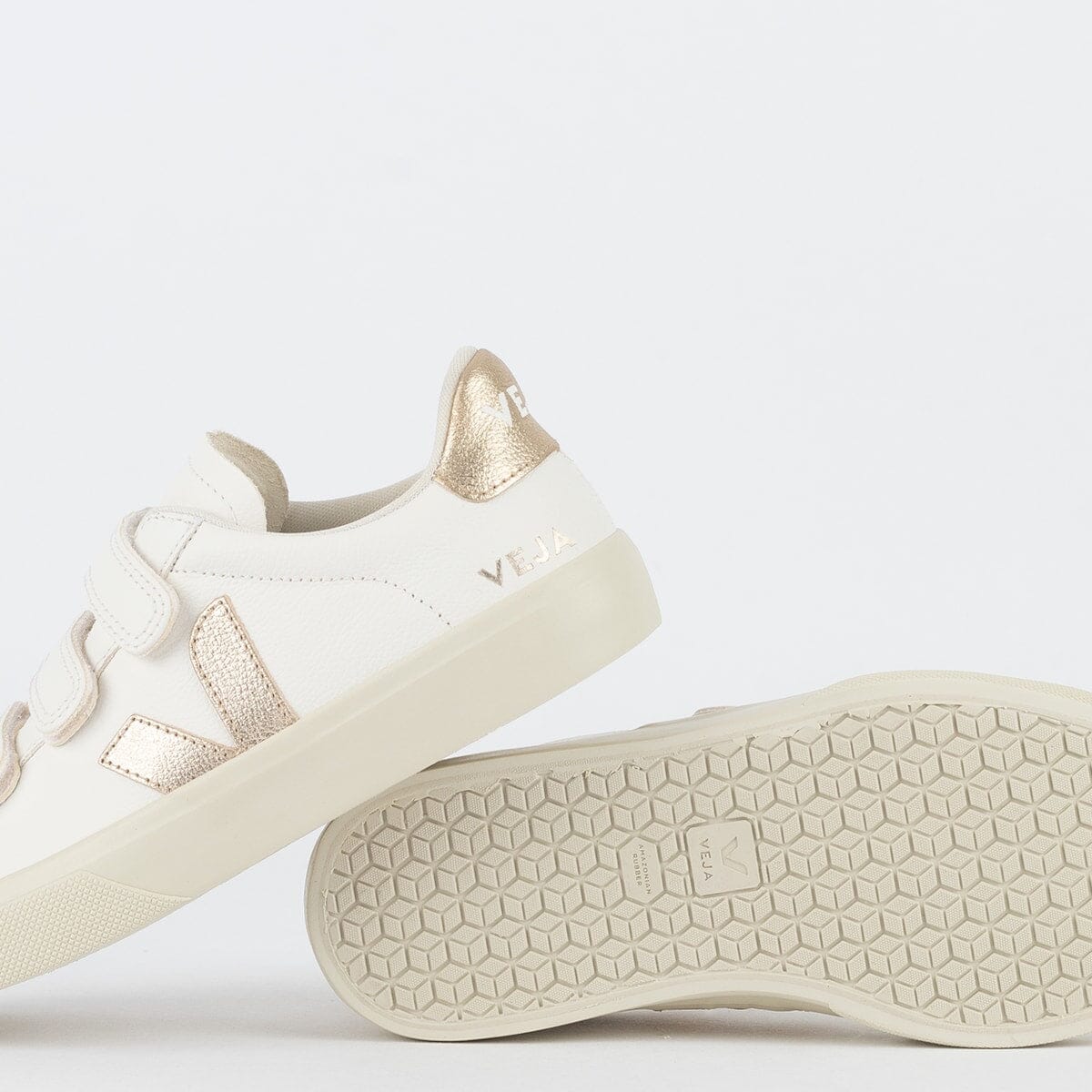Veja Recife Logo Chromefree Leather Extra White Black