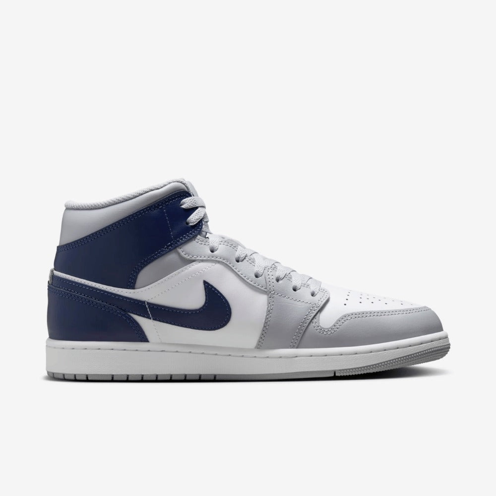 Jordan 1 Mid Wolf Grey Midnight Navy