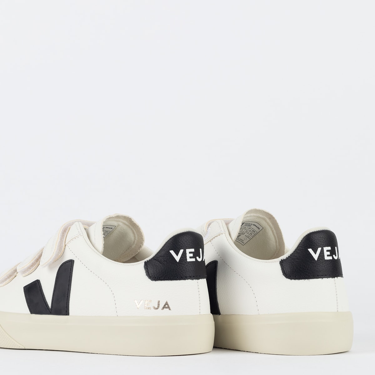Veja Recife Logo Chromefree Leather Extra White Platine
