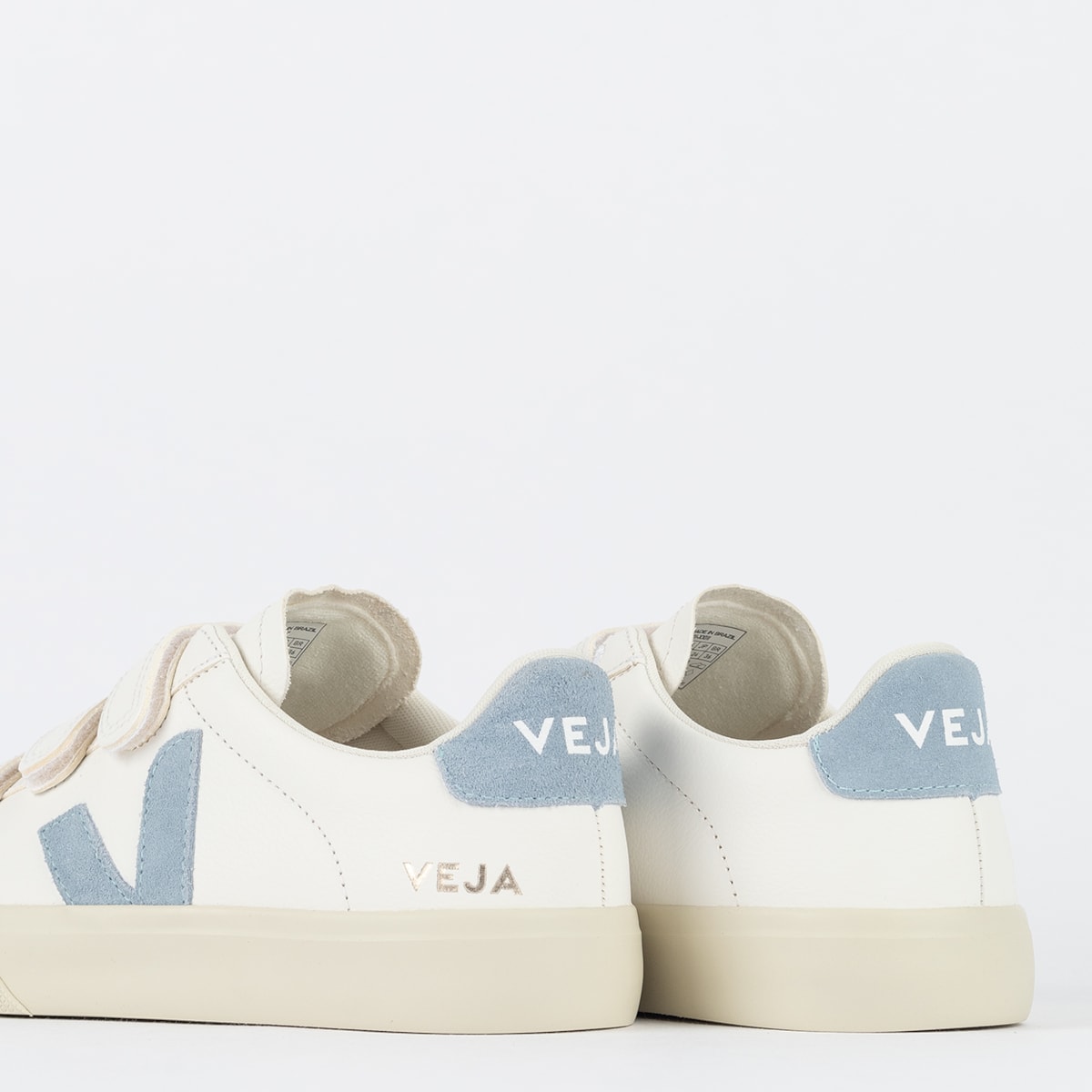 Veja Recife Logo Chromefree Leather Extra White Black