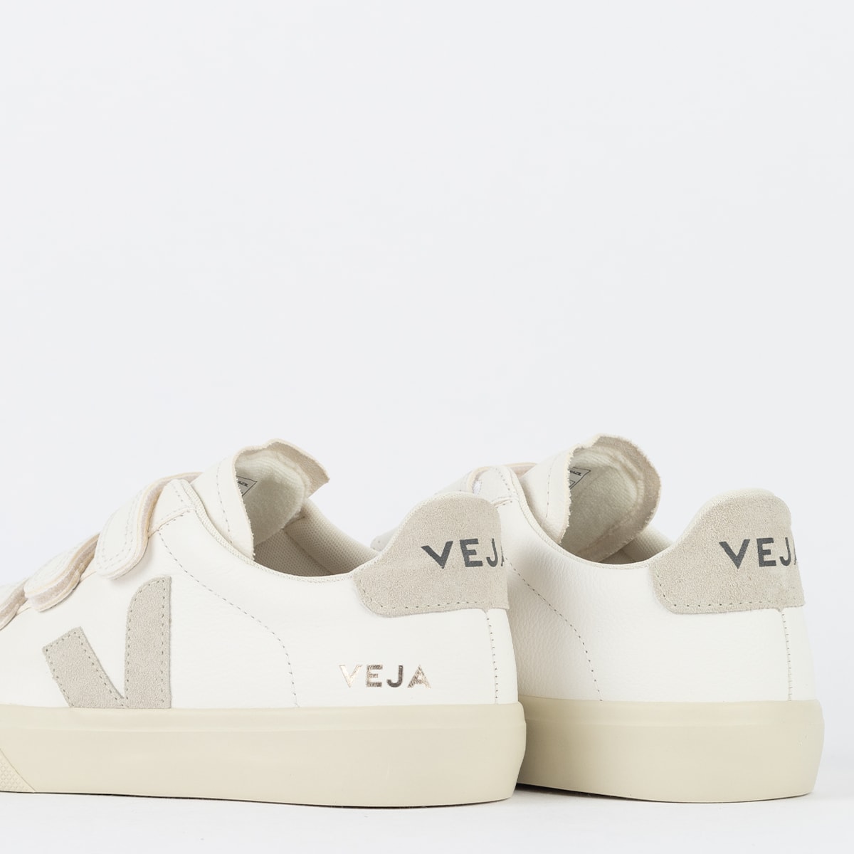 Veja Recife Logo Chromefree Leather Extra White Platine