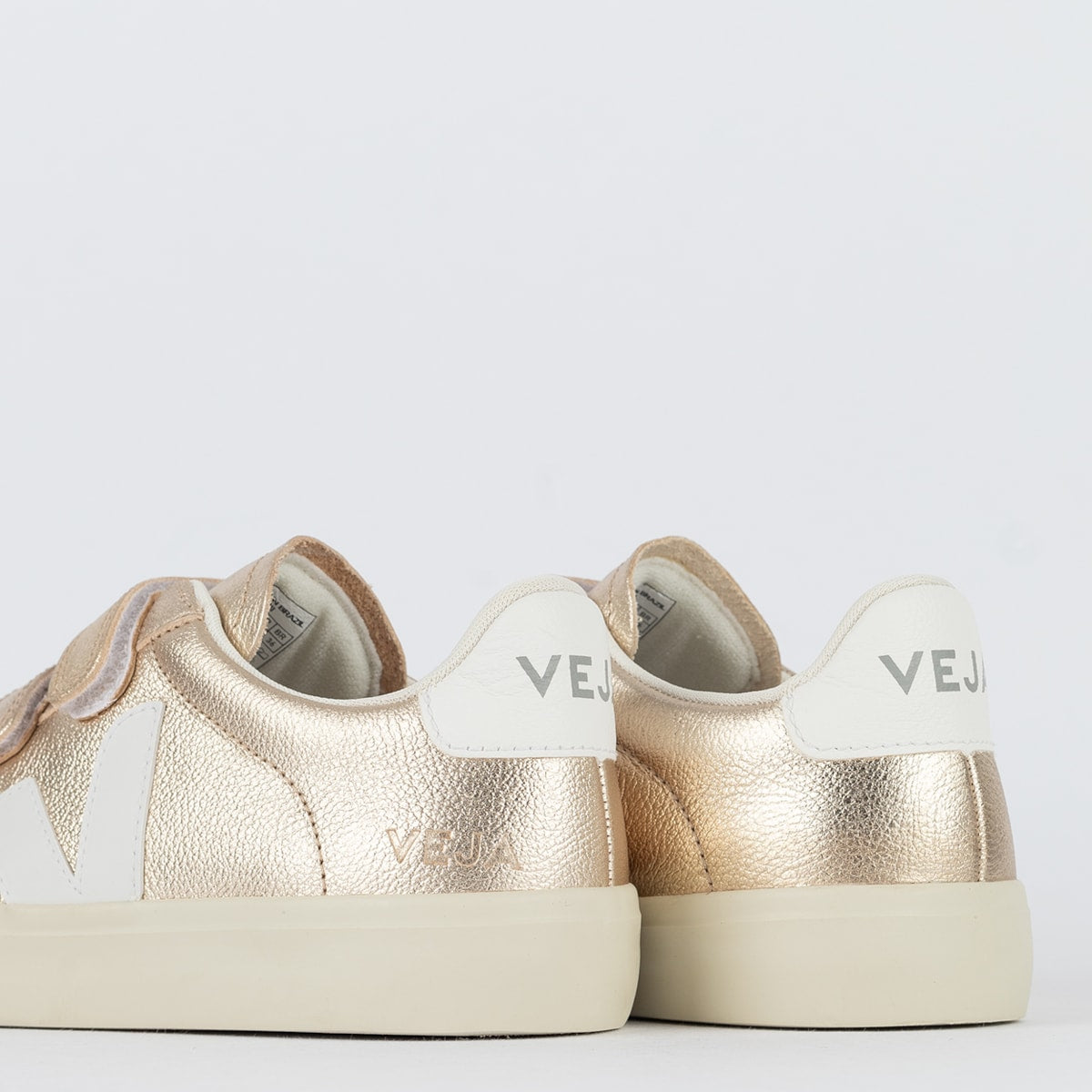 Veja Recife Logo Chromefree Leather Extra White Steel