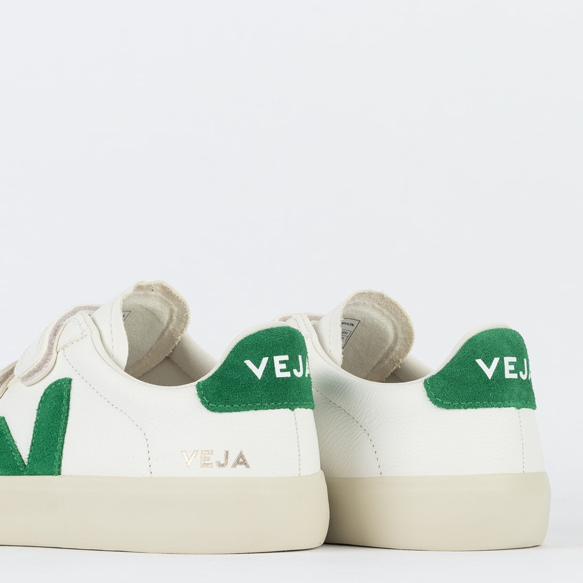 Veja Recife Logo Chromefree Leather Black White