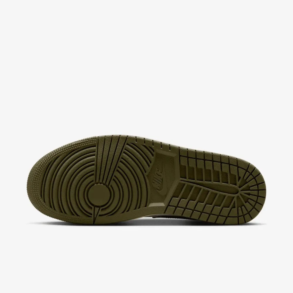 Air Jordan 1 Low Sail Coconut Milk Medium Olive