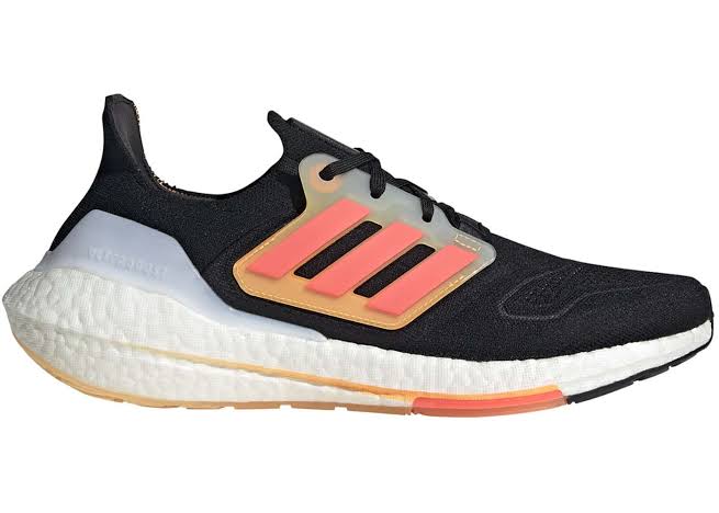 Adidas Ultra Boost 22 Black Turbo Flash Orange
