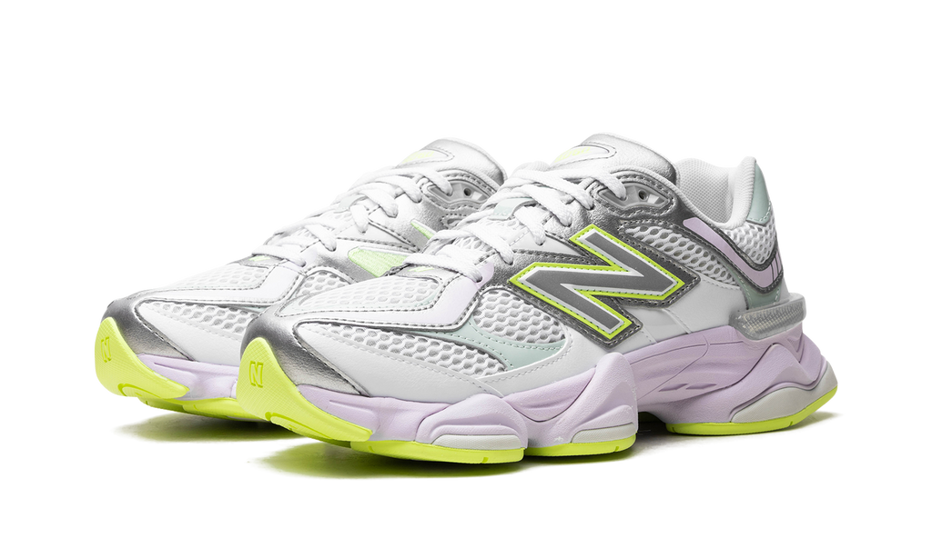 New Balance 9060 White Metallic Silver And Taro