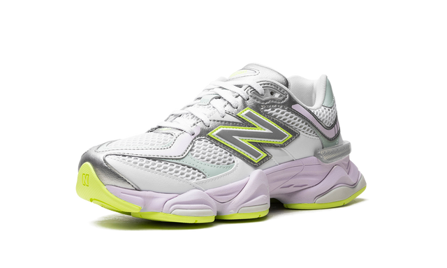 New Balance 9060 White Metallic Silver And Taro