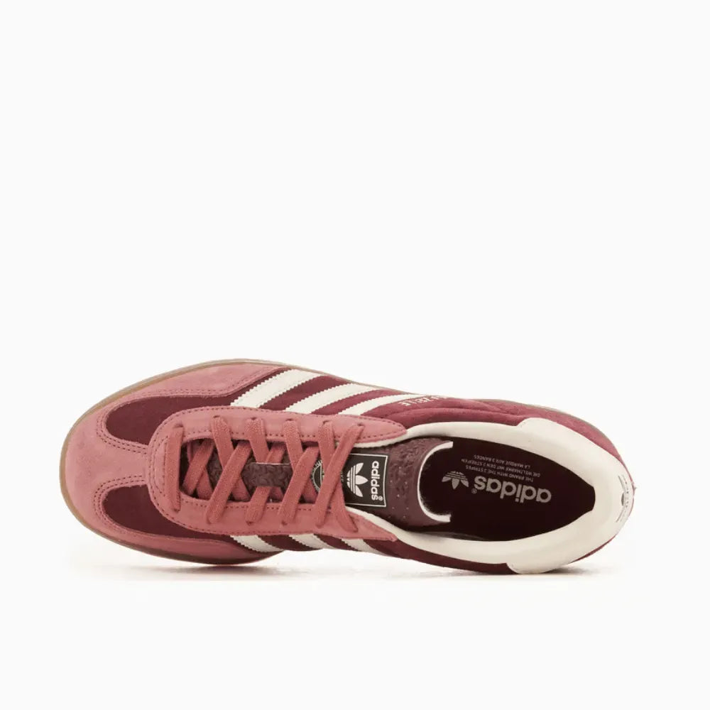 Adidas Gazelle Indoor Maroon And White