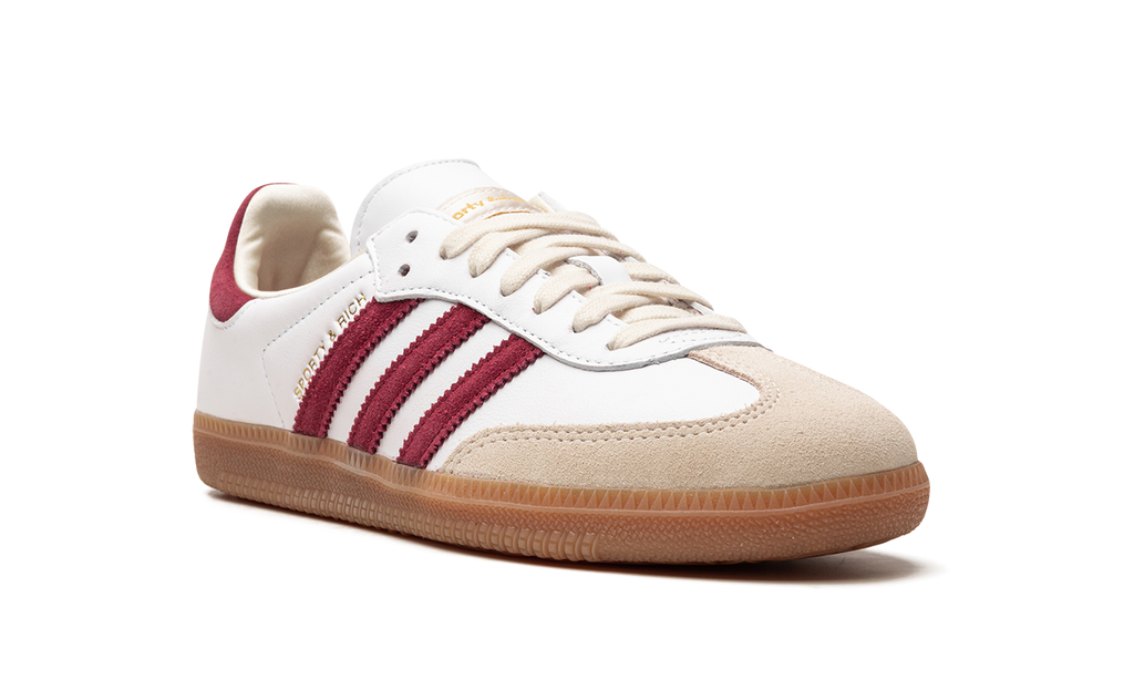 Adidas Samba Sporty & Rich White And Burgundy
