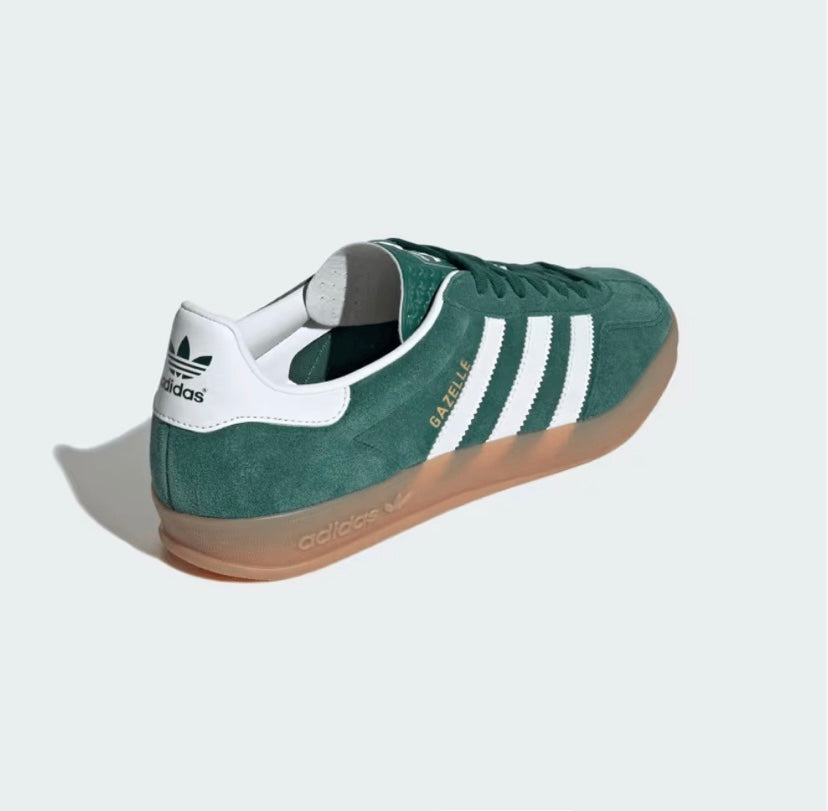 Adidas Gazelle Indoor Collegiate Green With Sole Gum